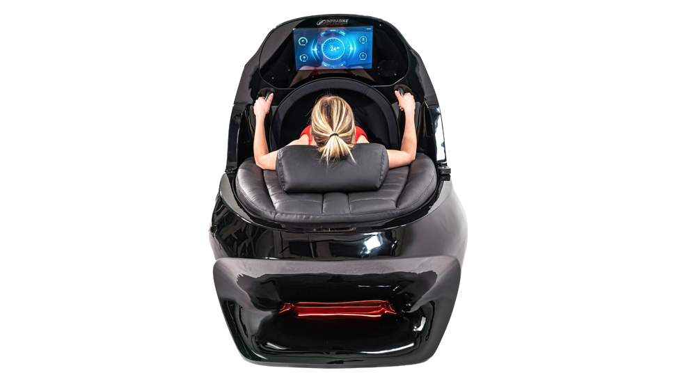 Punhos cromados INFRABIKE® em aço inoxidável para treino core